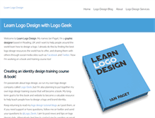 Tablet Screenshot of learnlogodesign.com
